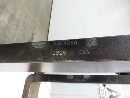 Cascade 7250032 4.75X48" Class 3 Steel Forklift Forks 20" Carriage 1900X600