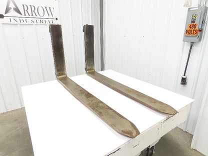 Cascade 7250032 4.75X48" Class 3 Steel Forklift Forks 20" Carriage 1900X600 READ