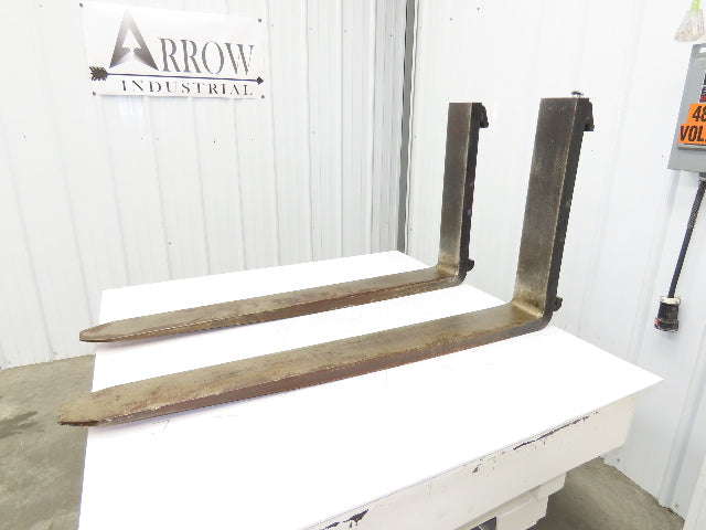 Cascade 7250032 4.75X48" Class 3 Steel Forklift Forks 20" Carriage 1900X600 READ