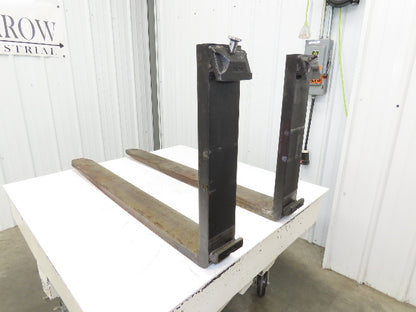 Cascade 7250032 4.75X48" Class 3 Steel Forklift Forks 20" Carriage 1900X600 READ