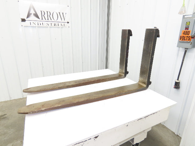 Cascade 7250032 4.75X48" Class 3 Steel Forklift Forks 20" Carriage 1900X600 READ