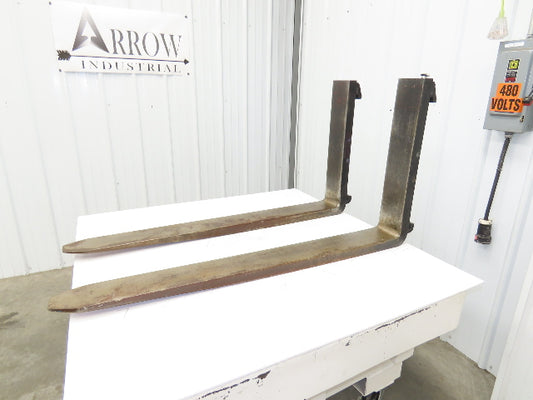 Cascade 7250032 4.75X48" Class 3 Steel Forklift Forks 20" Carriage 1900X600 READ