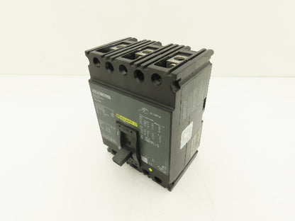 Square D FAL34100 3 Pole Circuit Breaker 100A 480V 3PH Gray Face Molded Case