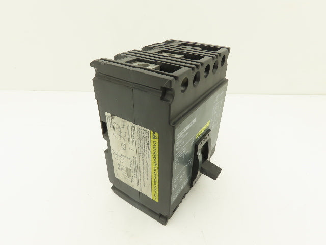 Square D FAL34100 3 Pole Circuit Breaker 100A 480V 3PH Gray Face Molded Case