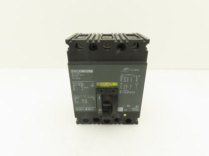 Square D FAL34100 3 Pole Circuit Breaker 100A 480V 3PH Gray Face Molded Case