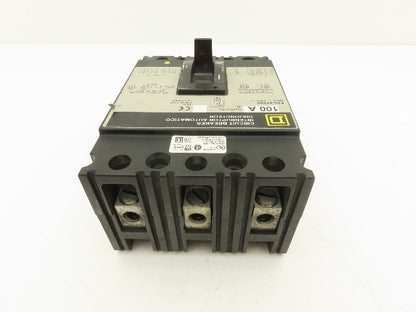 Square D FAL34100 3 Pole Circuit Breaker Interrupter 100A 480V 3PH Molded Case