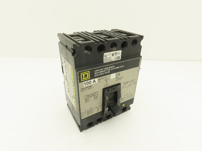 Square D FAL34100 3 Pole Circuit Breaker Interrupter 100A 480V 3PH Molded Case