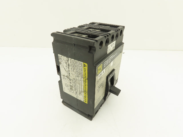 Square D FAL34100 3 Pole Circuit Breaker Interrupter 100A 480V 3PH Molded Case