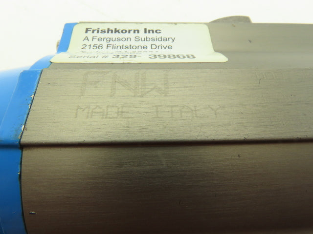 FNW SR 85 Pneumatic Rack and Pinion Actuator 116PSI Valbia Spring Return
