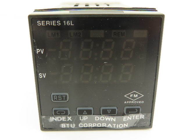 BTU Corporation 16L2030 Temperature Process Controller SSR Output Dwyer