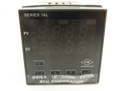BTU Corporation 16L2030 Temperature Process Controller SSR Output Dwyer