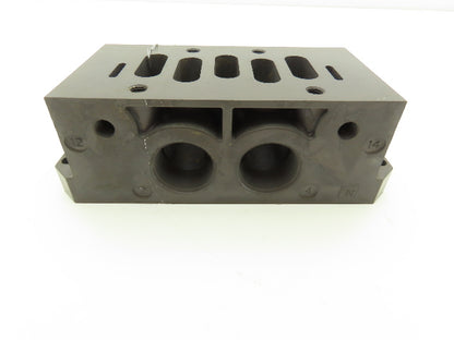 Numatics Aventics R432031847 Pneumatic Manifold Subbase 1" NPT for Ceram Series