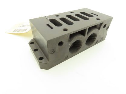 Numatics Aventics R432031847 Pneumatic Manifold Subbase 1" NPT for Ceram Series
