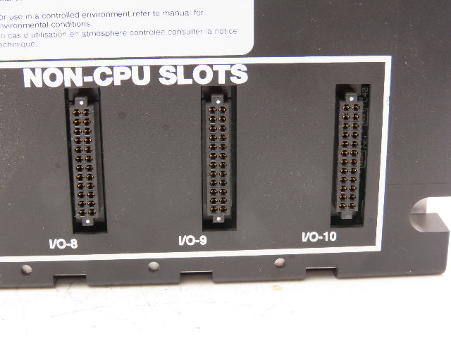 GE Fanuc IC693CPU323X Programmable Controller Base 10 Slot Rack Bus