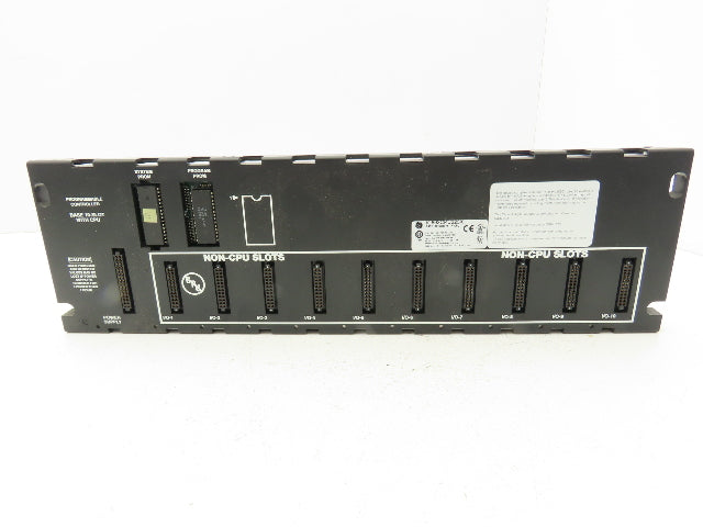 GE Fanuc IC693CPU323X Programmable Controller Base 10 Slot Rack Bus