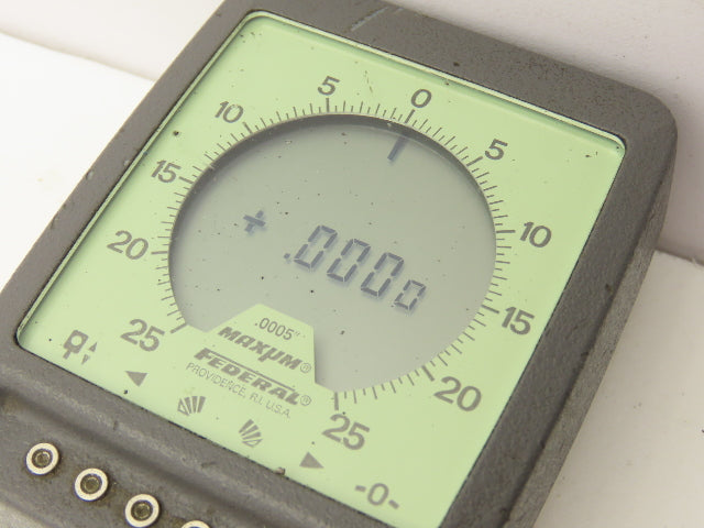 Mahr Federal DEI-12121D Maxum Digital Comparator Indicator Gage .025"- .0005"