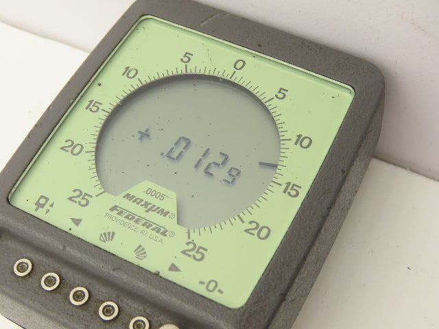 Mahr Federal DEI-12121D Maxum Digital Comparator Indicator Gage .025"- .0005"