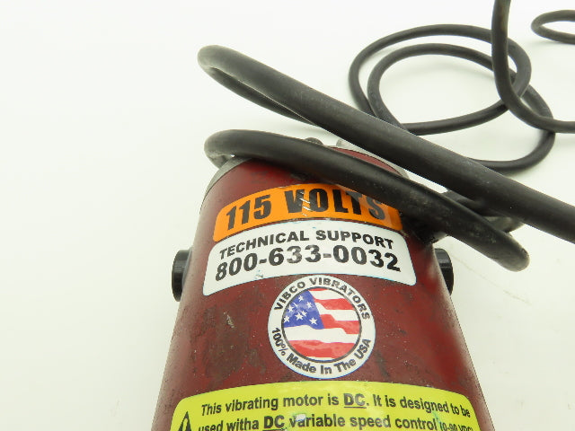Vibco SCR-100 Industrial Electric Vibrator 0-4000 RPM Adjustable Speed 115V