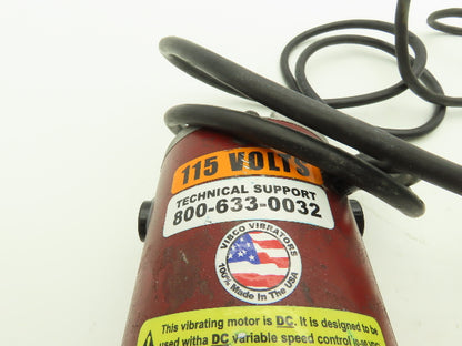 Vibco SCR-100 Industrial Electric Vibrator 0-4000 RPM Adjustable Speed 115V