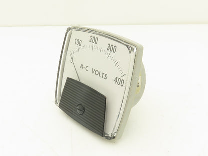 Yokogawa 250339FTZZ Panel Meter Ac Volts Dial Gauge 0-400 Deviation 3.5" OD