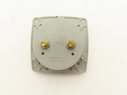Yokogawa 250339FTZZ Panel Meter Ac Volts Dial Gauge 0-400 Deviation 3.5" OD