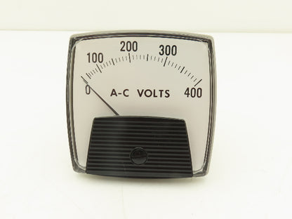 Yokogawa 250339FTZZ Panel Meter Ac Volts Dial Gauge 0-400 Deviation 3.5" OD