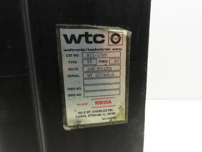 WTC Weltronic WT-900 Technitron Type T9 Welding Timer Counter Controller 24V