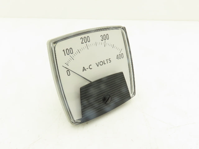 Yokogawa 250339FTZZ7 Panel Meter AC Volts Dial Gauge 0-400 Deviation 3.5" OD