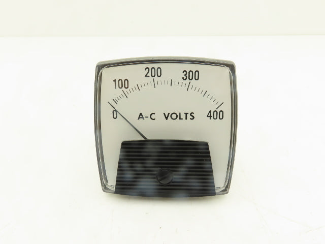 Yokogawa 250339FTZZ7 Panel Meter AC Volts Dial Gauge 0-400 Deviation 3.5" OD
