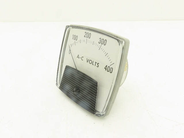 Yokogawa 250339FTZZ7 Panel Meter AC Volts Dial Gauge 0-400 Deviation 3.5" OD