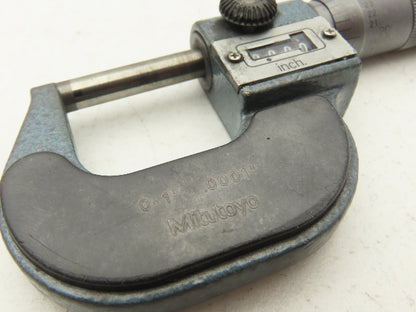 Mitutoyo 193 Mechanical Digit Outside Micrometer 0-1" 1-2" 2-3"  Set of 3