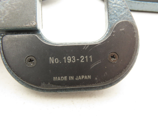 Mitutoyo 193 Mechanical Digit Outside Micrometer 0-1" 1-2" 2-3"  Set of 3