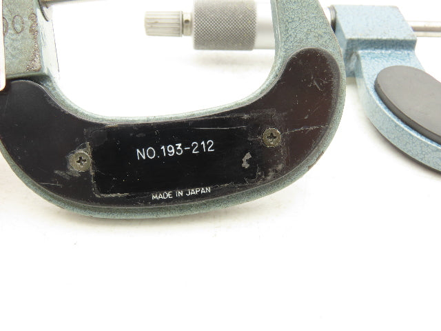 Mitutoyo 193 Mechanical Digit Outside Micrometer 0-1" 1-2" 2-3"  Set of 3