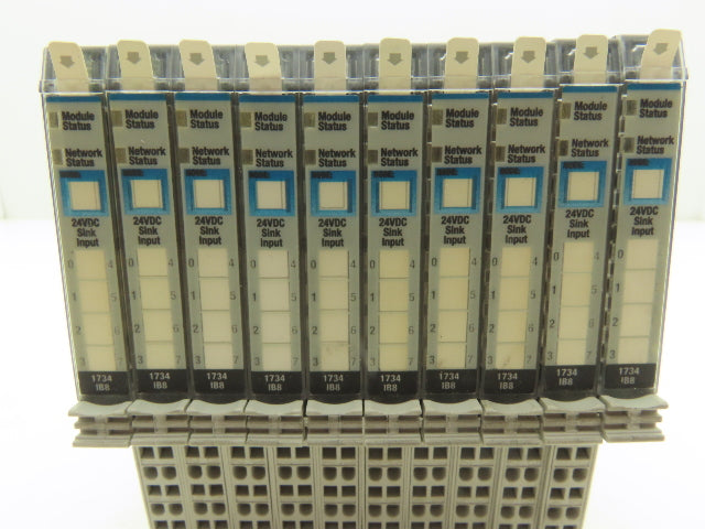 Allen Bradley 1734-IB8 Point I/O 8Pt Digital Input Module 24VDC Ser C Lot of 10