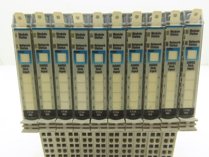 Allen Bradley 1734-IB8 Point I/O 8Pt Digital Input Module 24VDC Ser C Lot of 10