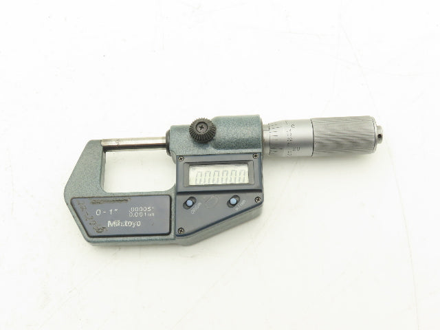 Mitutoyo 293-765-30 Digimatic Outside Micrometer 0-1" Range 25mm .00005"