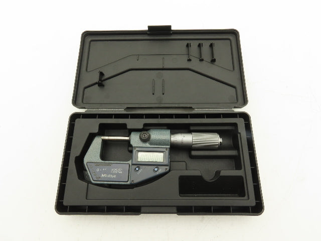 Mitutoyo 293-765-30 Digimatic Outside Micrometer 0-1" Range 25mm .00005"