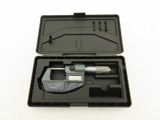 Mitutoyo 293-765-30 Digimatic Outside Micrometer 0-1" Range 25mm .00005"