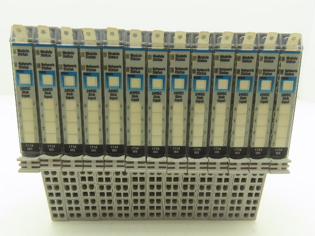 Allen Bradley 1734-IB8 Point I/O 8Pt Digital Input Module 24VDC Ser C Lot of 13