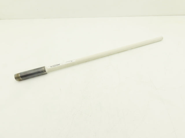 Harper 44-24417-000-1-24 Ceramic Thermocouple Protection Tube 24" Long 3/4" NPT
