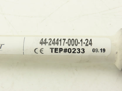 Harper 44-24417-000-1-24 Ceramic Thermocouple Protection Tube 24" Long 3/4" NPT