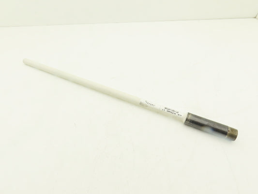 Harper 44-24417-000-1-24 Ceramic Thermocouple Protection Tube 24" Long 3/4" NPT
