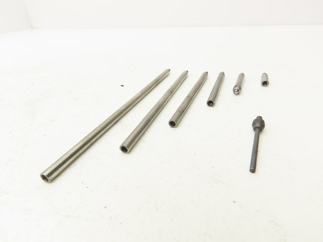 Fowler 52-125-006 Dial Depth Gage 0-22" .001" 4"Base with 6 Rods Complete Set