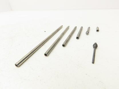 Fowler 52-125-006 Dial Depth Gage 0-22" .001" 4"Base with 6 Rods Complete Set