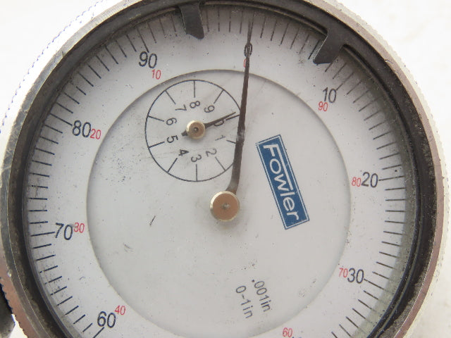 Fowler 52-125-006 Dial Depth Gage 0-22" .001" 4"Base with 6 Rods Complete Set