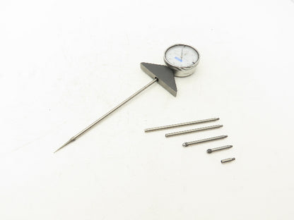 Fowler 52-125-006 Dial Depth Gage 0-22" .001" 4"Base with 6 Rods Complete Set