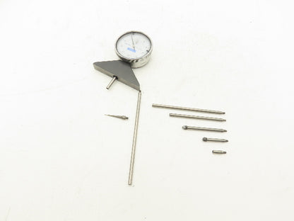 Fowler 52-125-006 Dial Depth Gage 0-22" .001" 4"Base with 6 Rods Complete Set