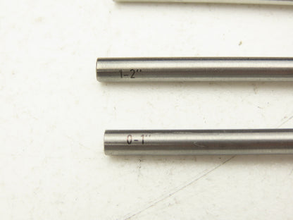 Fowler 52-225-116-0 Depth Micrometer 0-6" .001" 4"Base 6 Rods Complete Set