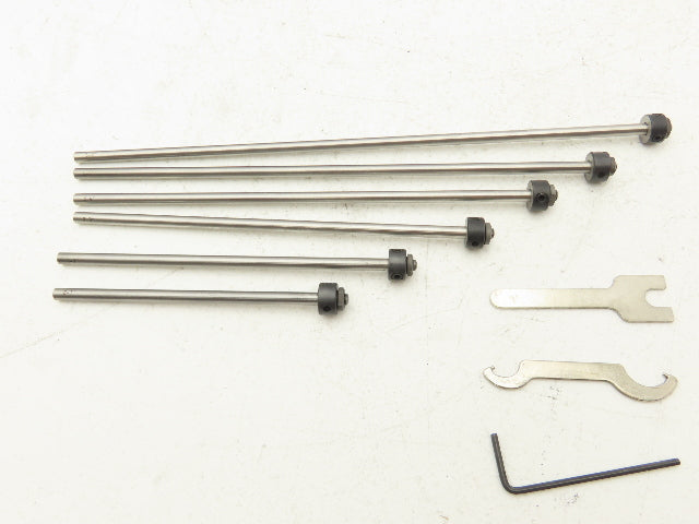 Fowler 52-225-116-0 Depth Micrometer 0-6" .001" 4"Base 6 Rods Complete Set