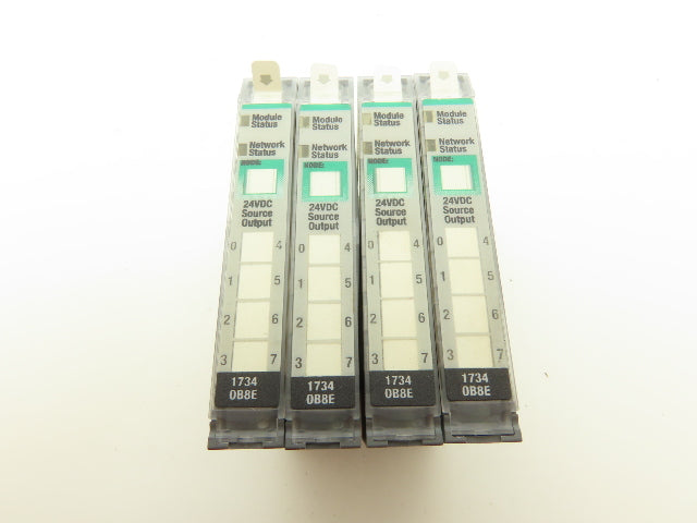 Allen Bradley 1734-OB8E PLC I/O Digital Output Module 8 Point 24V Ser C Lot of 4